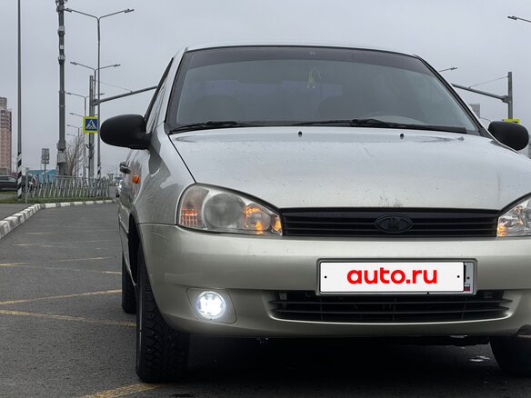 2007 Lada (ВАЗ) Kalina I, бежевый, 375000 рублей
