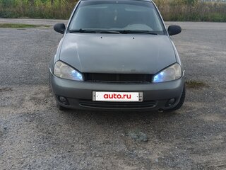 2008 Lada (ВАЗ) Kalina I, серый, 190000 рублей, вид 4
