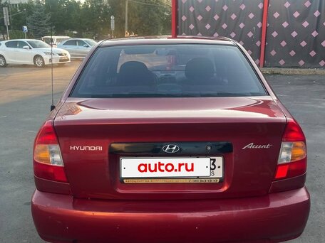 2005 Hyundai Accent ТагАЗ II, красный, 200000 рублей, вид 4