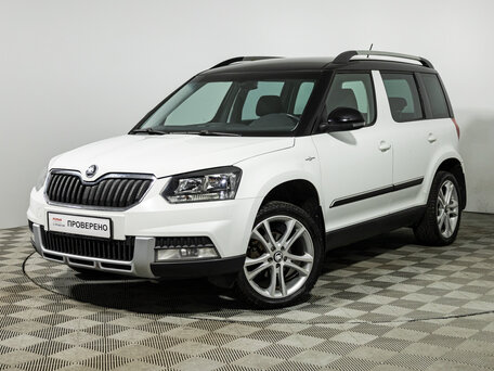 2016 Skoda Yeti I Рестайлинг, белый, 939700 рублей, вид 1