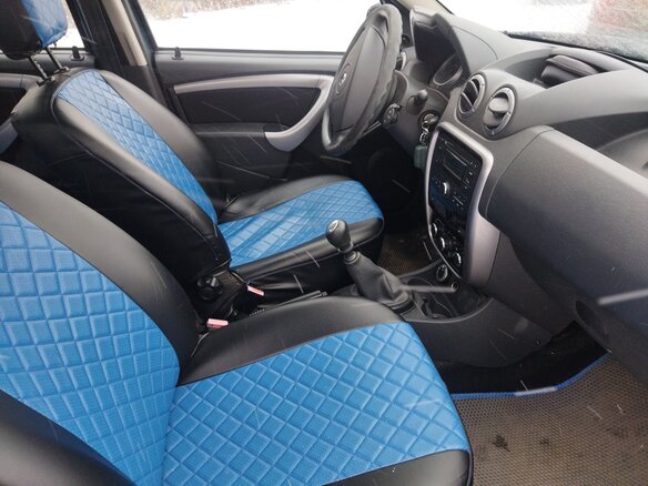 2013 Renault Duster I, синий, 800000 рублей - вид 5