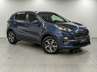 2020 Kia Sportage IV Рестайлинг, синий, 1890000 рублей, вид 3