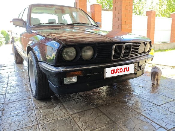 1985 BMW 3 серии 318i II (E30), чёрный, 175000 рублей - вид 1