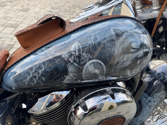 2003 Honda Shadow 750, синий, 690000 рублей - вид 16