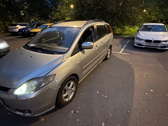 2007 Mazda 5 I (CR), серый, 360000 рублей