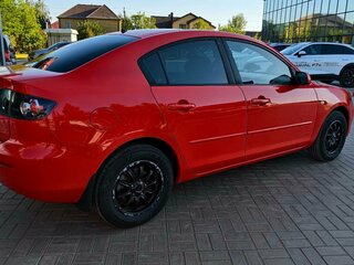 2007 Mazda 3 I (BK) Рестайлинг, красный, 419900 рублей, вид 4