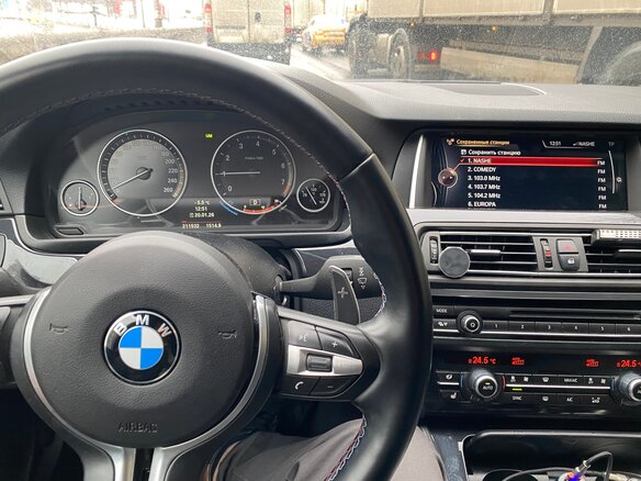 2013 BMW 5 серии 528i xDrive VI (F10/F11/F07) Рестайлинг, синий - вид 9