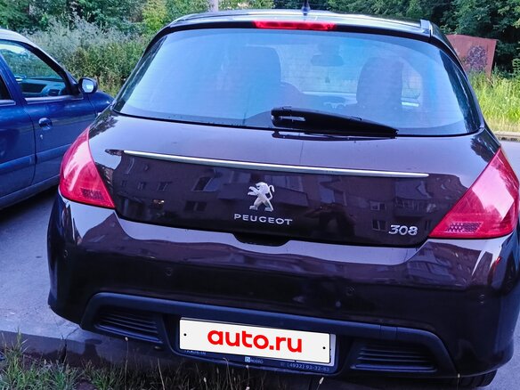 2012 Peugeot 308 I Рестайлинг, коричневый - вид 4