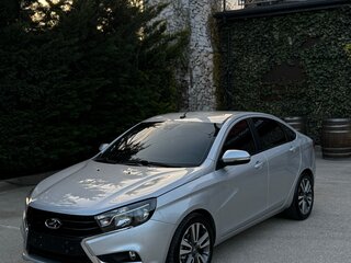 2016 Lada (ВАЗ) Vesta I, серебристый, 890000 рублей, вид 1