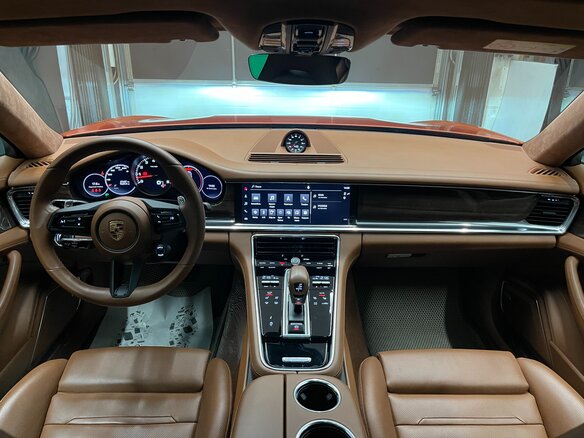 2021 Porsche Panamera 4 II Рестайлинг, оранжевый, 11800000 рублей - вид 12