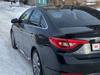 2015 Hyundai Sonata VII (LF), чёрный, 1300000 рублей, вид 4