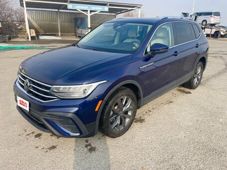 2022 Volkswagen Tiguan Allspace II Рестайлинг, синий, 2290000 рублей, вид 2