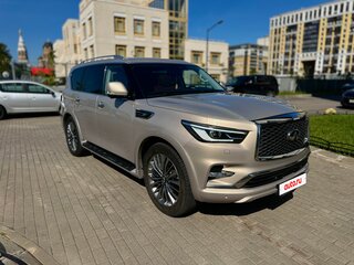 2019 Infiniti QX80 I Рестайлинг 2, бежевый, 5830000 рублей, вид 4