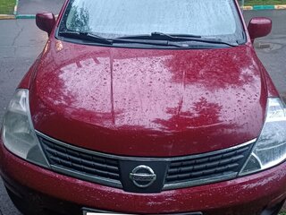 2007 Nissan Tiida I, красный, 425000 рублей, вид 1