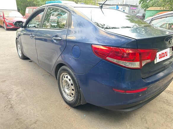 2015 Kia Rio III Рестайлинг, синий, 450000 рублей - вид 8