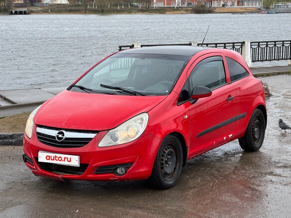 2007 Opel Corsa D, красный, 170000 рублей - вид 1