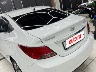 2015 Hyundai Solaris I Рестайлинг, белый, 1150000 рублей, вид 4