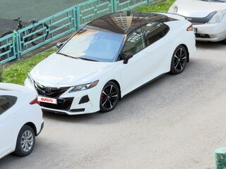 2018 Toyota Camry US Market VIII (XV70), белый, 2250000 рублей, вид 4