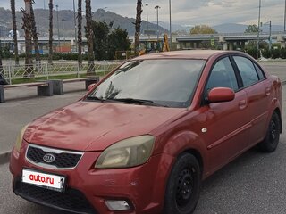 2010 Kia Rio II Рестайлинг, красный, 411399 рублей, вид 1