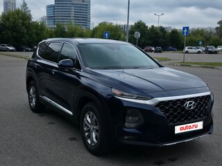 2019 Hyundai Santa Fe IV, синий, 2450000 рублей, вид 1