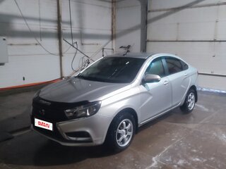 2016 Lada (ВАЗ) Vesta I, серебристый, 720000 рублей, вид 2