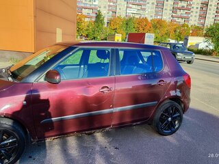 2009 Skoda Fabia II, пурпурный, 420000 рублей, вид 2