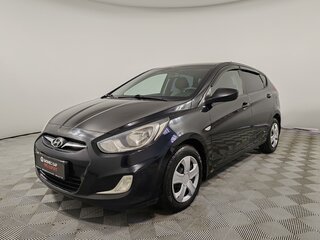 2011 Hyundai Solaris I, чёрный, 730000 рублей, вид 1