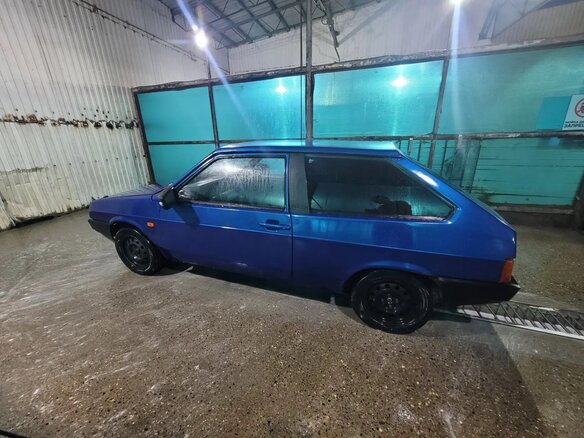 1998 Lada (ВАЗ) 2108, синий, 80000 рублей - вид 3