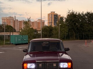 2004 Lada (ВАЗ) 2107, пурпурный, 190000 рублей, вид 2