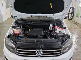 2020 Volkswagen Polo V Рестайлинг, белый, 1100000 рублей, вид 2