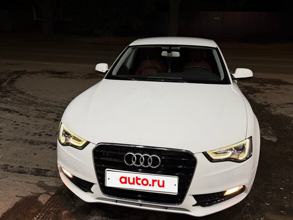2012 Audi A5 I (8T) Рестайлинг, белый