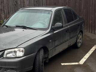 2004 Hyundai Accent ТагАЗ II, серый, 210000 рублей, вид 1