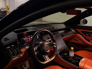2021 Mercedes-Benz S-Класс 350 d Long 4MATIC VII (W223), чёрный, 9500000 рублей, вид 4
