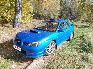 2006 Subaru Impreza WRX STi II Рестайлинг 2, синий, 1800000 рублей, вид 1