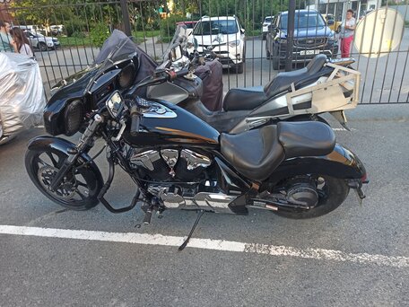 2013 Honda VT 1300CS Sabre, чёрный, 800000 рублей, вид 1