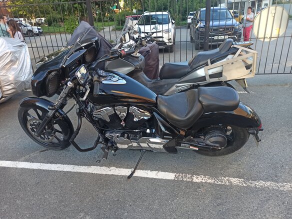 2013 Honda VT 1300CS Sabre, чёрный, 800000 рублей