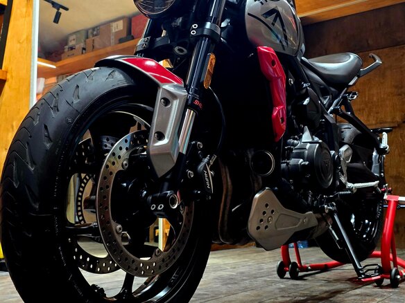 2021 Triumph Trident 660, чёрный