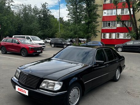 1994 Mercedes-Benz S-Класс 420 III (W140), чёрный, 650000 рублей, вид 1