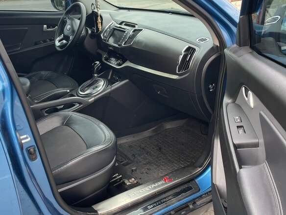 2013 Kia Sportage III, синий, 1200000 рублей - вид 6