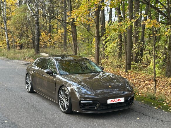 2021 Porsche Panamera 4S E-Hybrid Sport Turismo II Рестайлинг, коричневый, 11200000 рублей - вид 13
