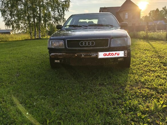 1992 Audi 100 IV (C4), синий, 165000 рублей - вид 3