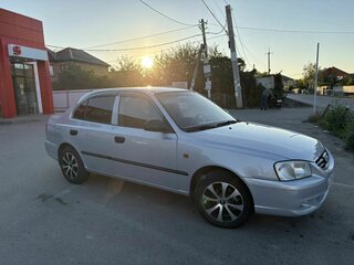 2008 Hyundai Accent ТагАЗ II, серебристый, 630000 рублей, вид 2