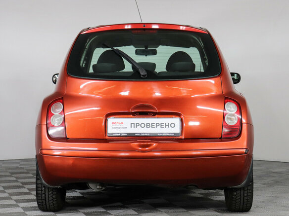 2005 Nissan Micra III (K12), красный - вид 5