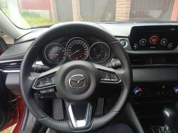 2019 Mazda 6 III (GJ) Рестайлинг 2, красный, 2350000 рублей - вид 7