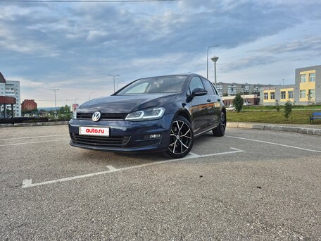 2013 Volkswagen Golf VII, синий, 1200000 рублей, вид 3