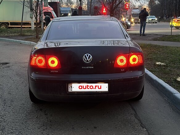 2006 Volkswagen Phaeton I, чёрный, 1150000 рублей - вид 1