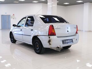 2008 Renault Logan I, серебристый, 93000 рублей, вид 4