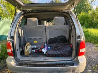 2004 Kia Carnival I Рестайлинг, серый, 450000 рублей, вид 5