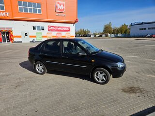 2010 Lada (ВАЗ) Kalina I, чёрный, 329000 рублей, вид 2