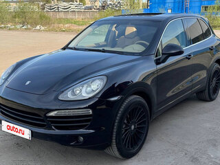 2010 Porsche Cayenne S Hybrid II (958), чёрный, 1545000 рублей, вид 2